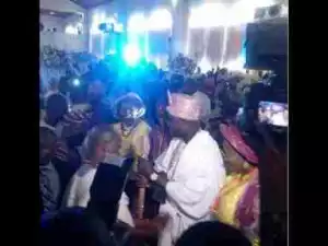 Video: The Grand Entry of Ooni of Ife At EX-Ondo Governor, Mimiko